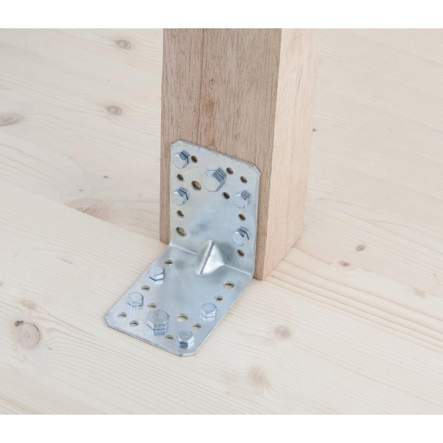مجموعة براغي سداسية سوكي فولاذ مطلي بالزنك للخشب (8 × 30 ملم، DIN 571، عدد 10 قطع)