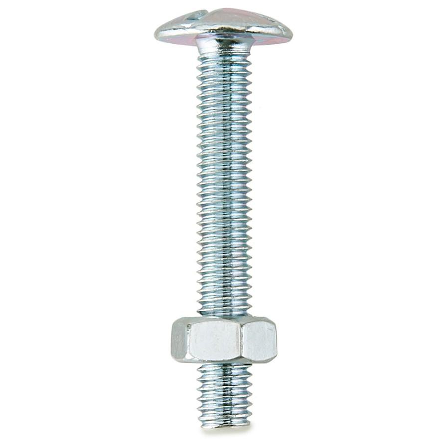 Suki Slotted Poelier Head Screws & Washers (M6 x 40 mm, Pack of 4)