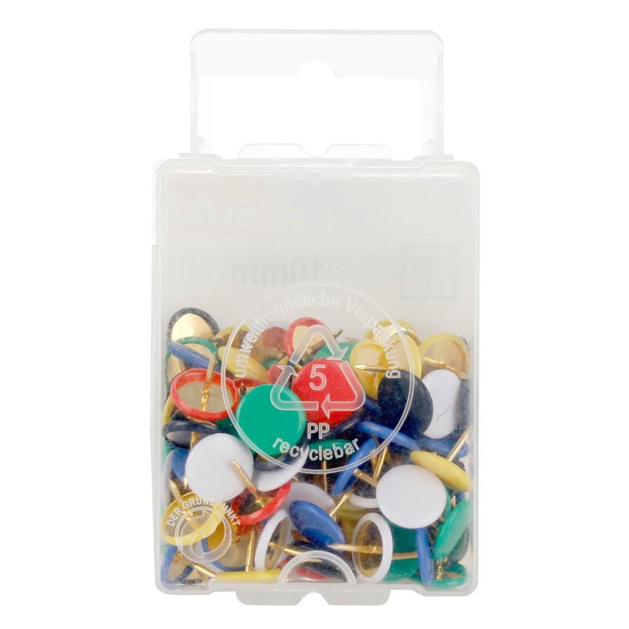 Suki Colored Plastic Head Drawing Pins Pack (1 cm, 150 Pc.)