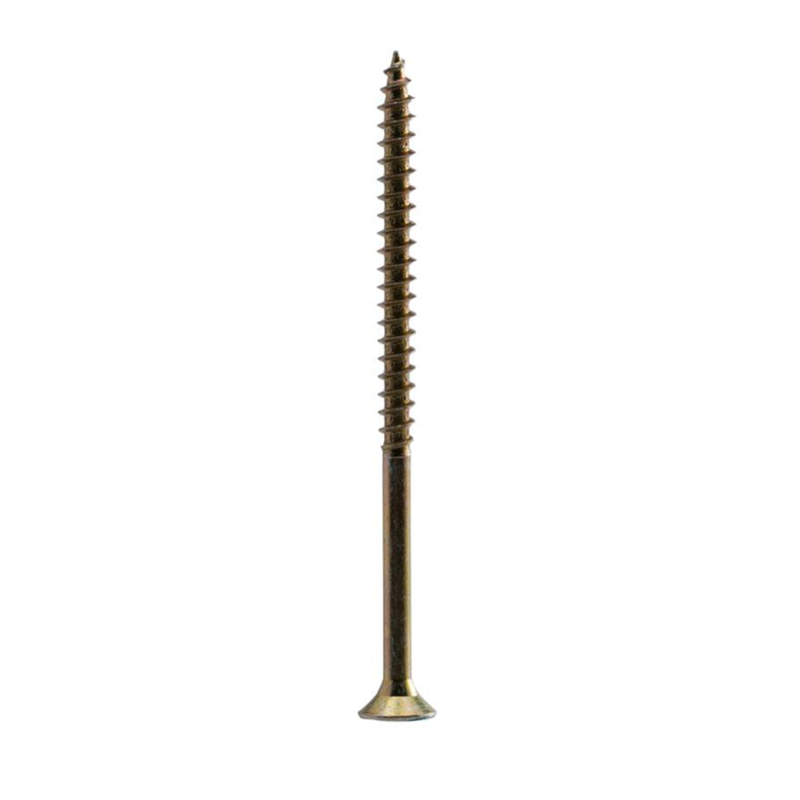 Suki Zinc Pozidriv Chipboard Screws (6 x 100 mm, Pack of 5)