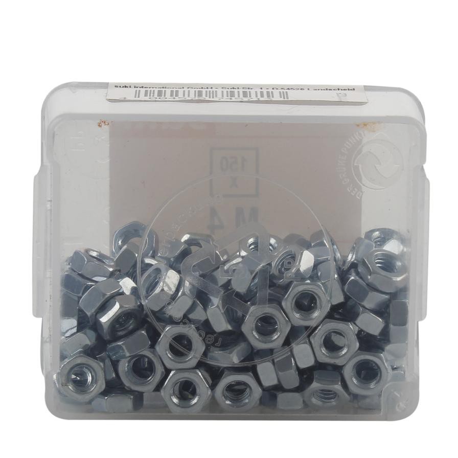 Suki Steel M4 Hex Nut Pack (150 Pc.)