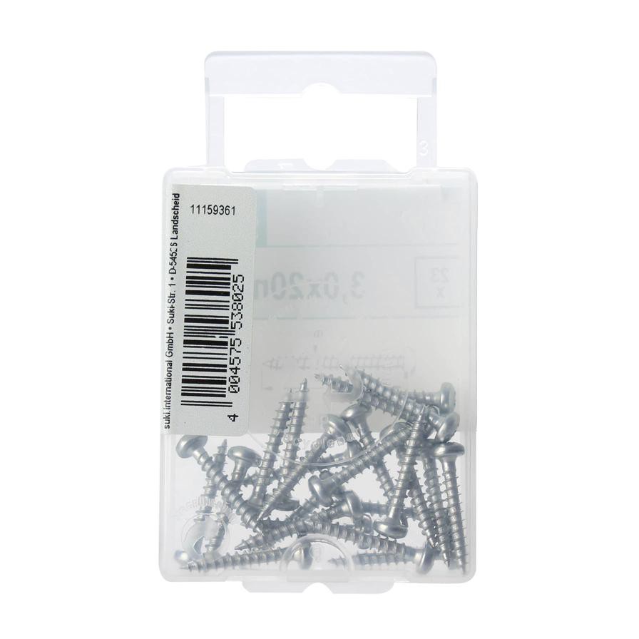 Suki Chipboard Screw Pack (3 x 20 mm, 23 Pc.)