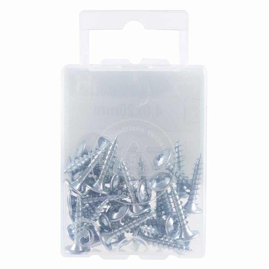 Suki Backwall Steel Screw Pack (0.4 x 2 cm, 30 Pc.)