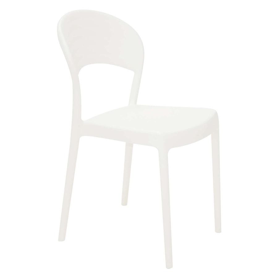 Tramontina Sissi Summa Polypropylene & Fiberglass Closed Backrest Armchair (43.5 x 80 x 52.5 cm)