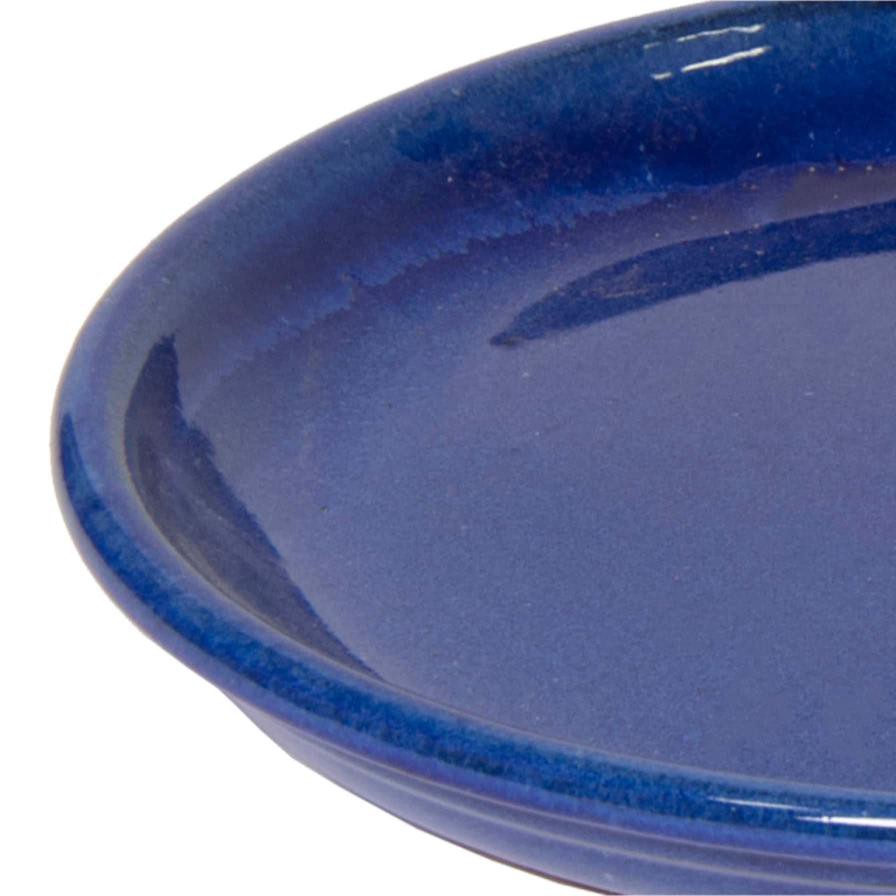 Glazed Terracotta Plant Saucer Generic (20 x 20 x 2.5 cm, Small)