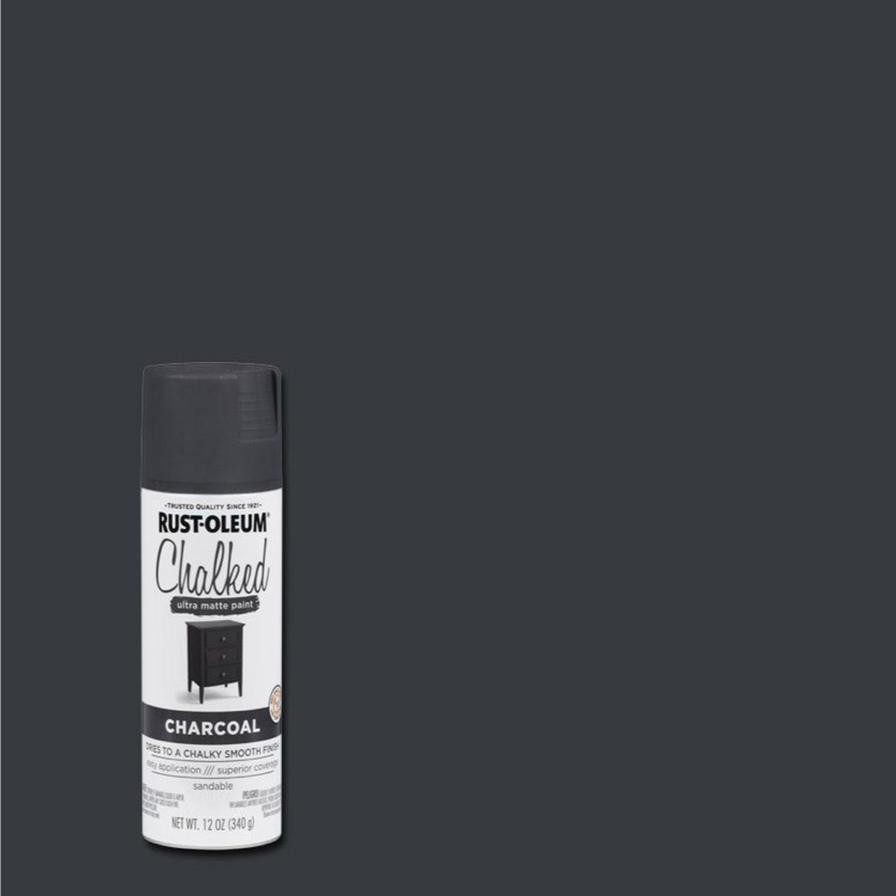 Rust-Oleum Chalked Ultra Matte Paint (340 g, Charcoal)