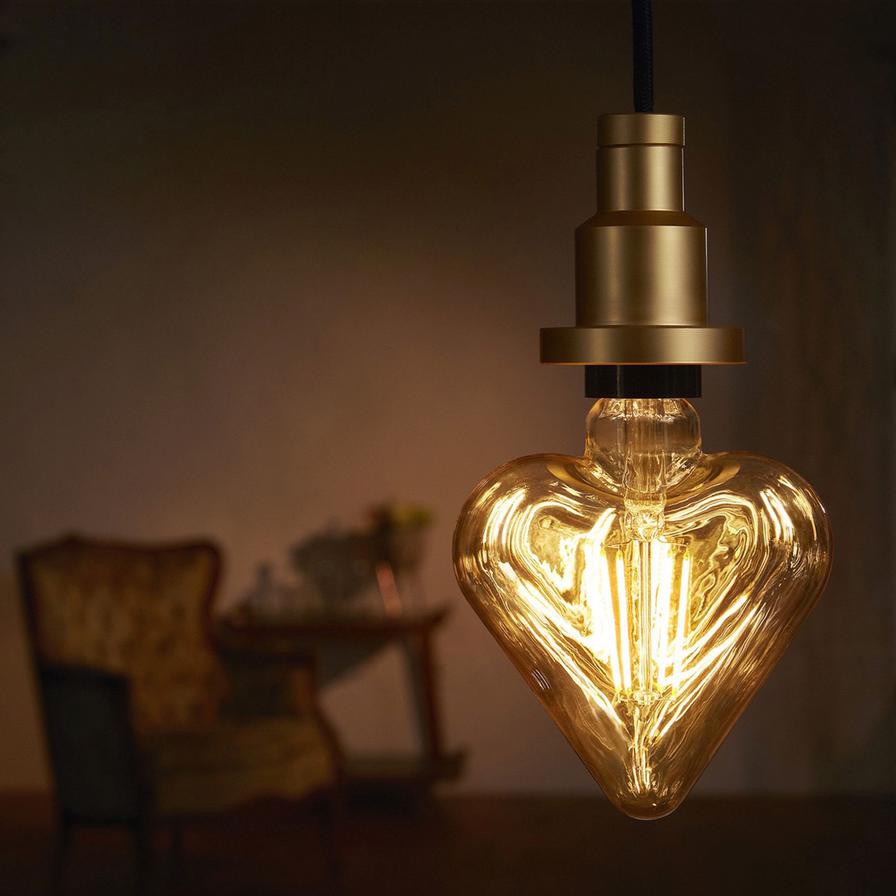 Osram Vintage 1906 Heart LED Light (4.5 W, Extra Warm White)