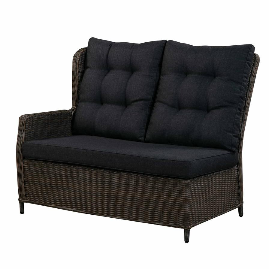 Carrington 7-Seater Rattan Corner Sofa Set W/Cushions Generic (6 Pc.)