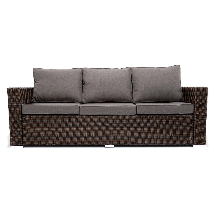 Agartha 3-Seater Rattan Sofa W/Cushions Generic (207 x 80 x 90 cm)