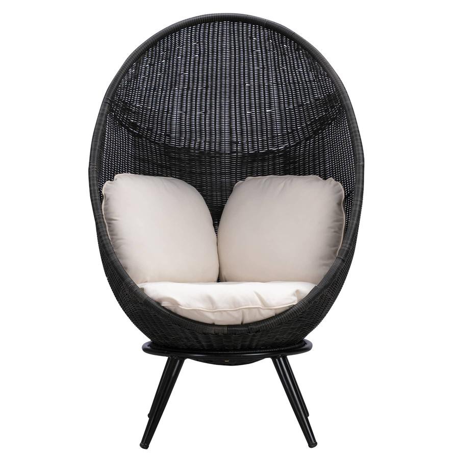 Cove Rattan Woven Egg Chair W/Cushion Generic, VS-MFC02 (87 x 56 x 132 cm)