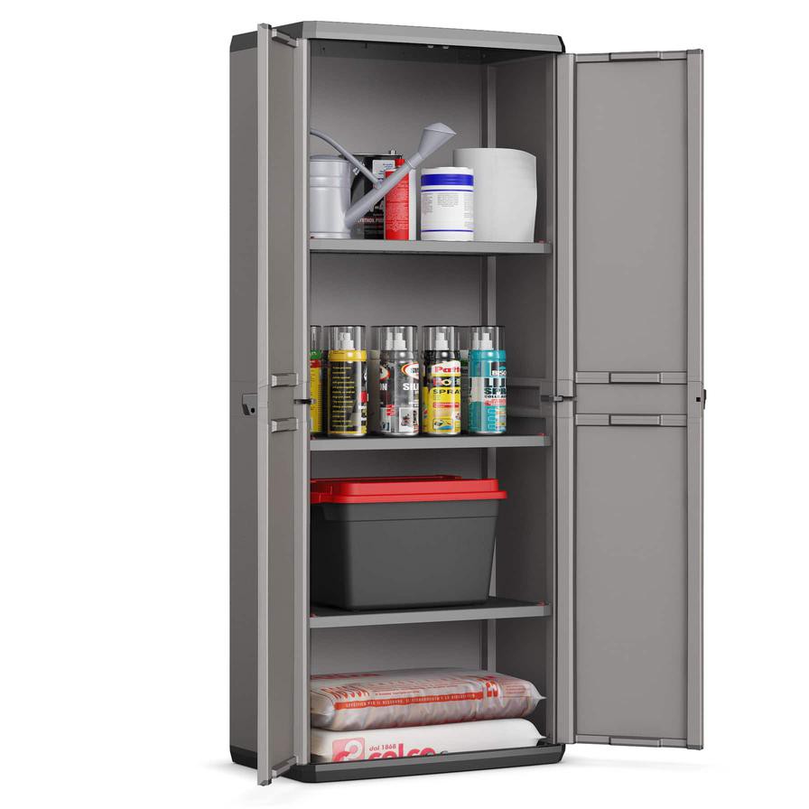 Keter Piu High Storage Cabinet (68 x 39 x 166 cm)