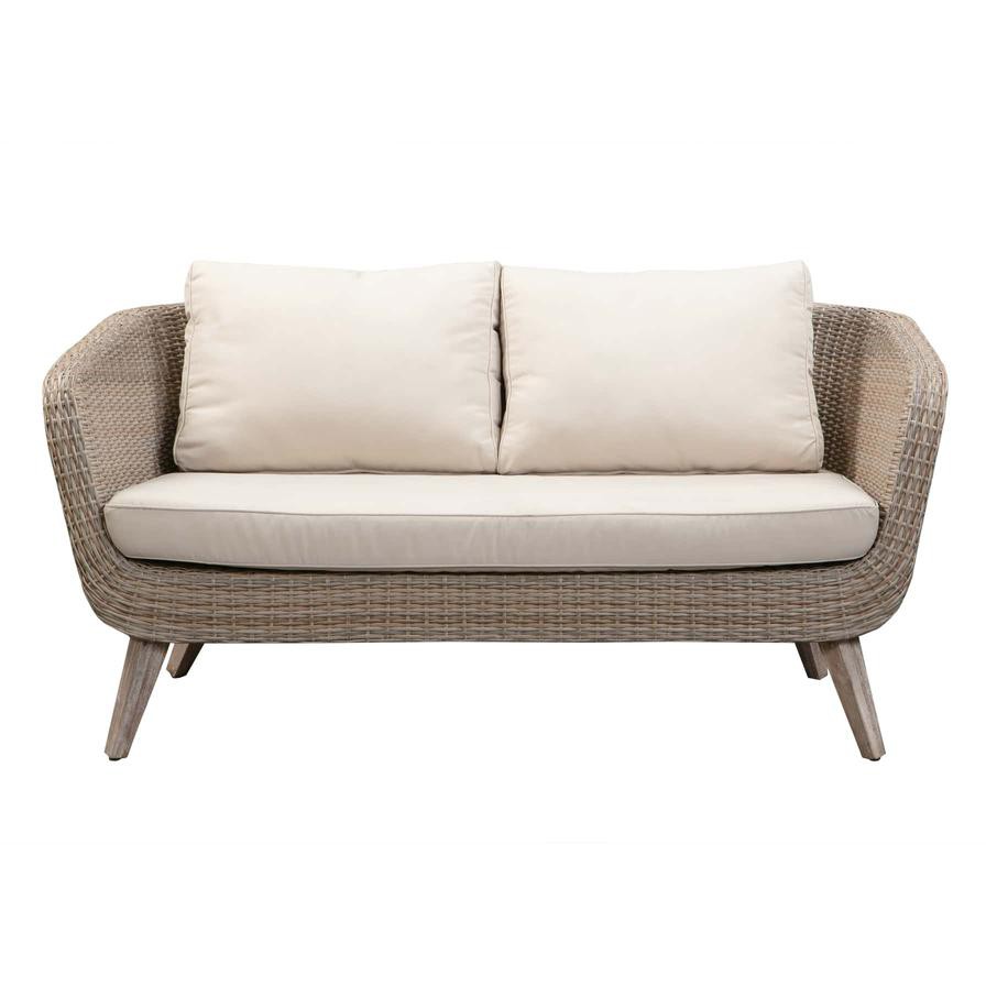 2 Seater Aarhus Wicker Sofa Generic, VTB-463005/2S (150 x 83 x 74 cm)