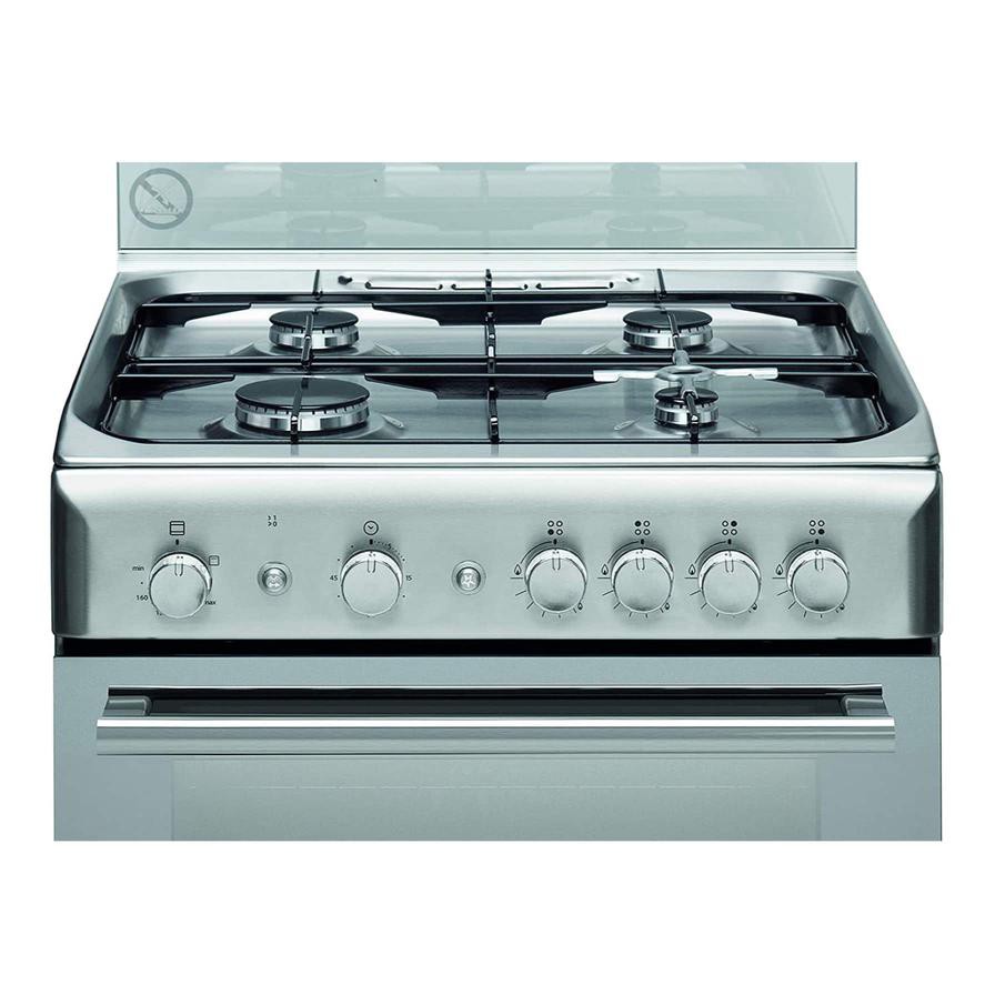 Ariston Freestanding 4-Burner Gas Cooker, A6TG1F C(X) EX (60 x 60 x 85 cm)