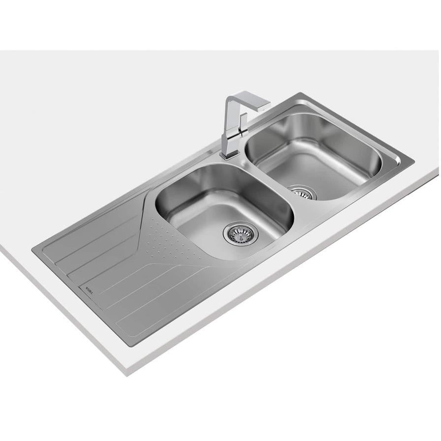 Teka Universe Stainless Steel Inset Reversible Sink (50 x 116 cm)