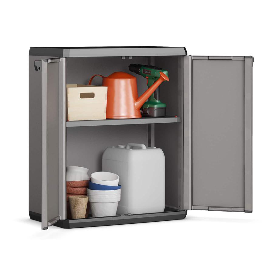 Keter Piu Low Storage Cabinet (68 x 39 x 83 cm)