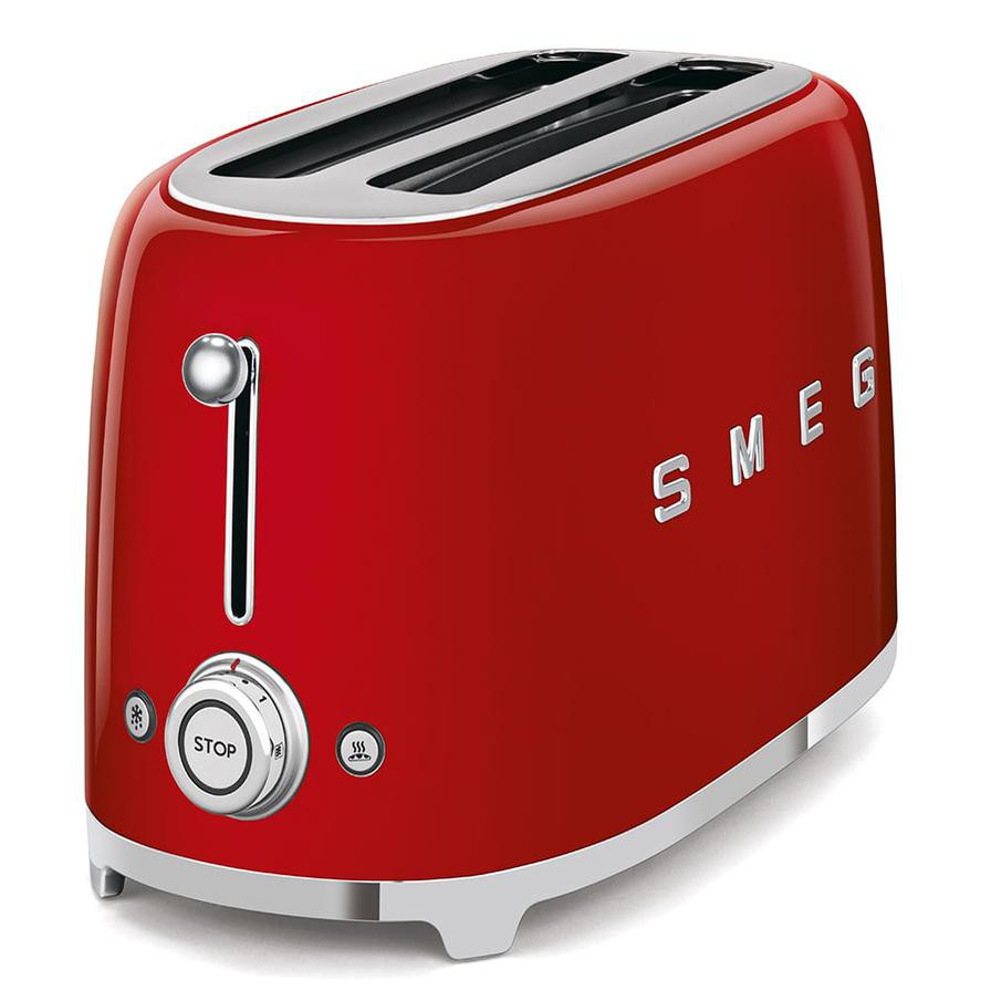 SMEG Retro 4-Slice Toaster (1500 W, Red)