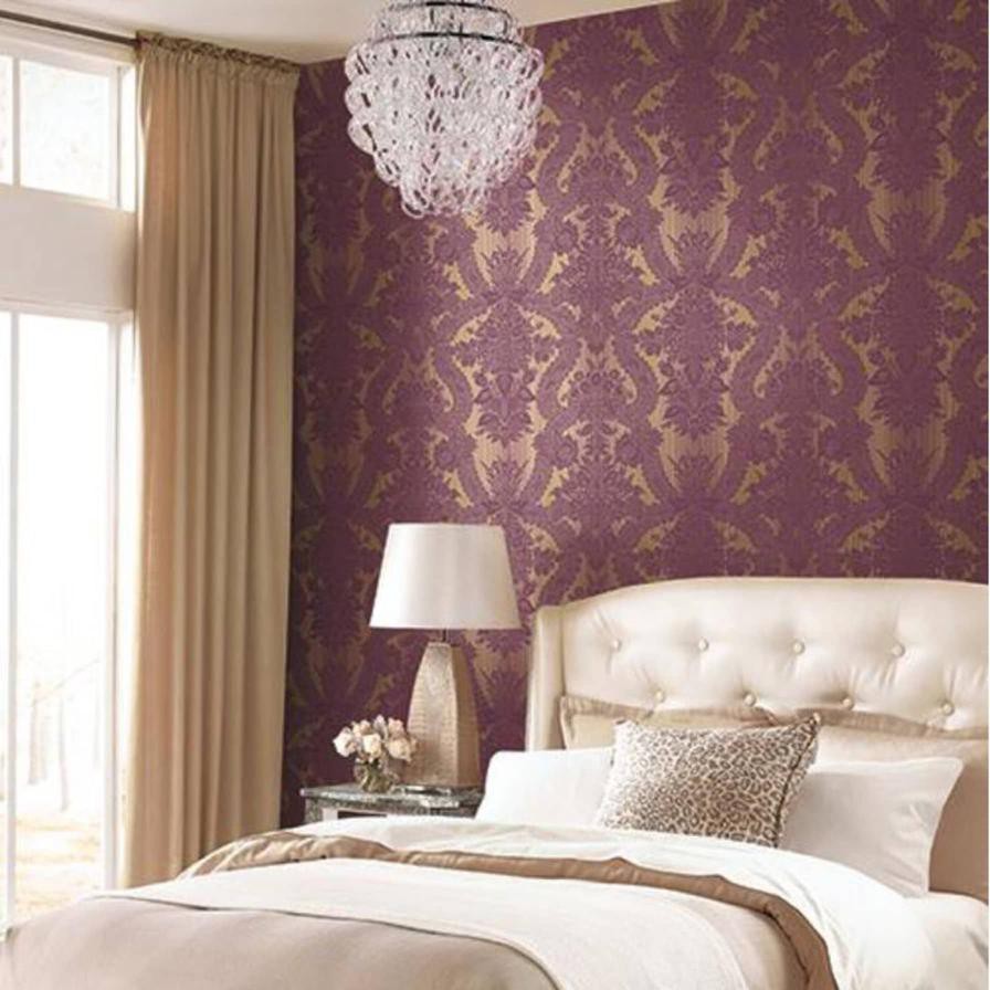 York Artisan Estate Vinyl Coated Damask Wallpaper, PH4658