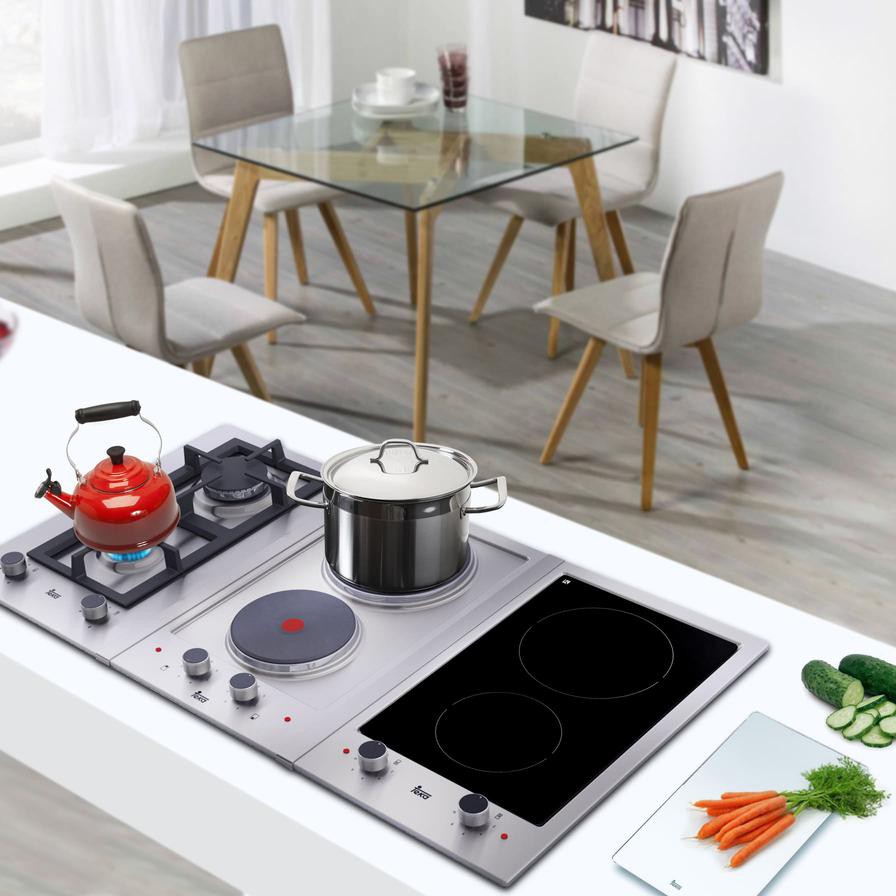 Teka Built-In 2 Zones Ceramic Hob, EFX 30.1 2H (4 x 30.5 x 51 cm)