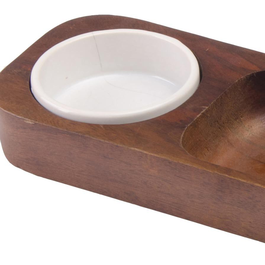 Billi Wooden Chip & Salsa Serving Tray