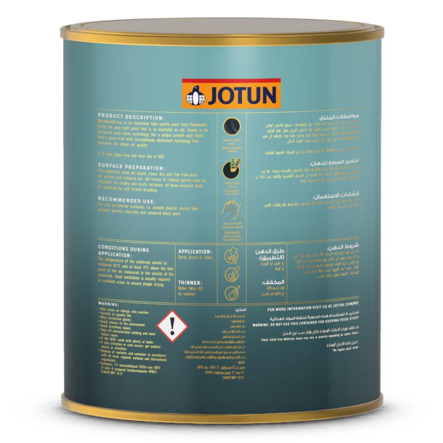 Jotun Fenomastic Wonderwall Lux Interior Paint (1 L, White)