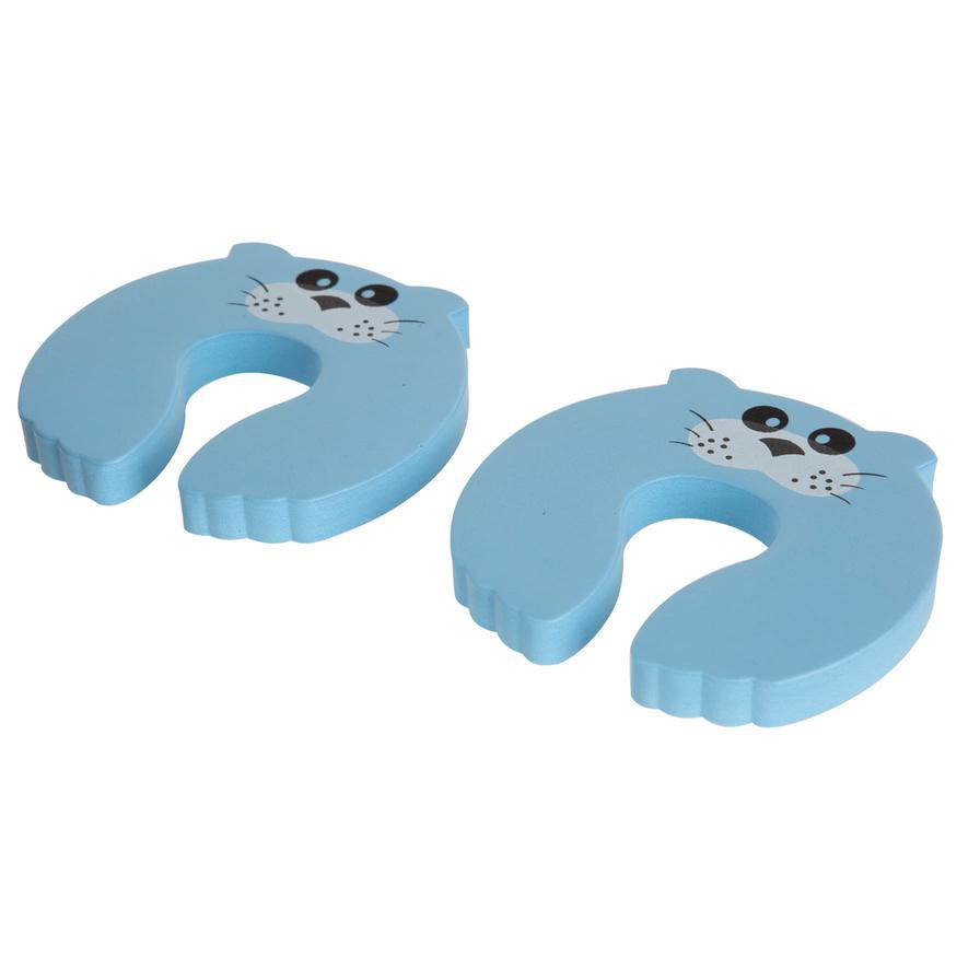 Duma Safe Finger Pinch Guard Pack (U-Shaped Blue Cat, 2 Pc.)