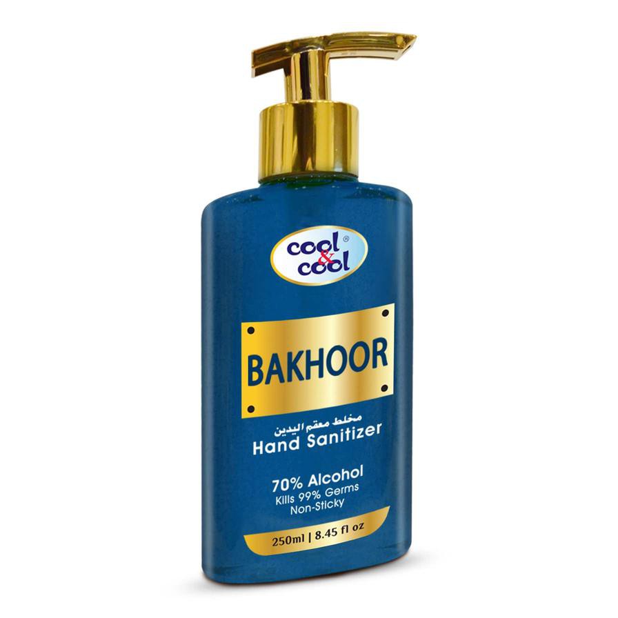 Cool & Cool Hand Sanitizer (250 ml, Bakhoor)