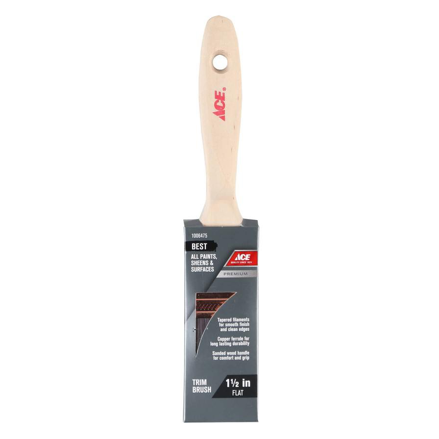 Ace Best Flat Trim Paint Brush (3.81 cm)