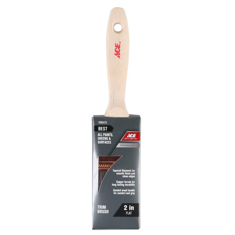 Ace Best Flat Trim Paint Brush (5.08 cm)