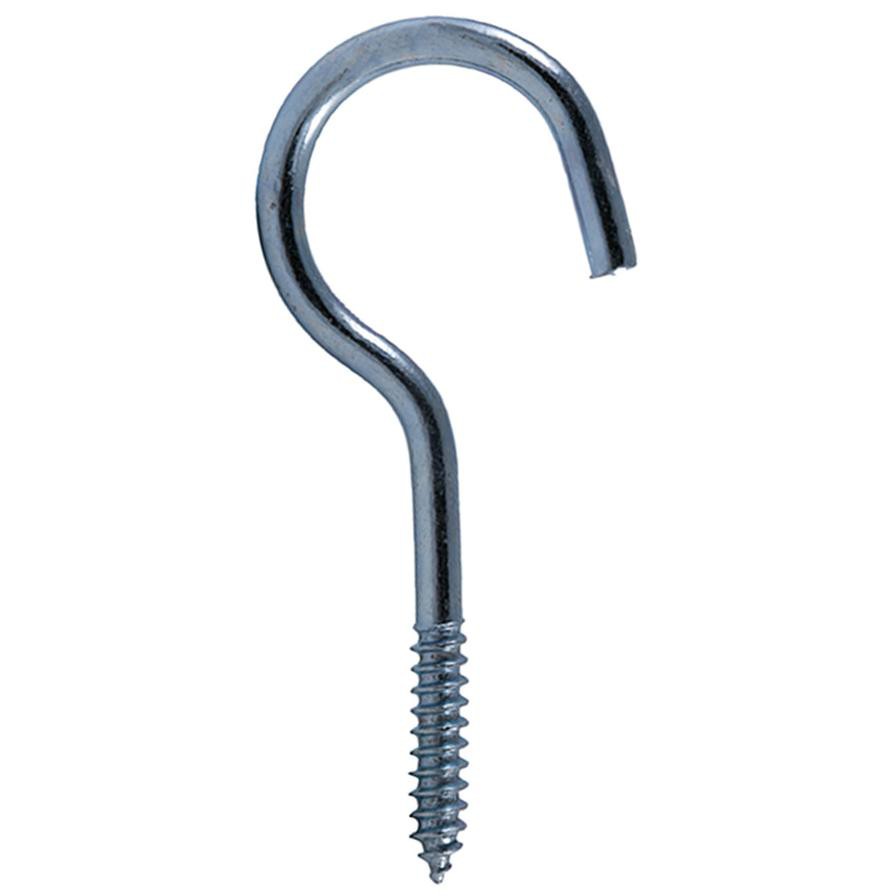 Suki Plain Zinc-Plated Cup Hooks (60 x 3.3 mm, Pack of 5)