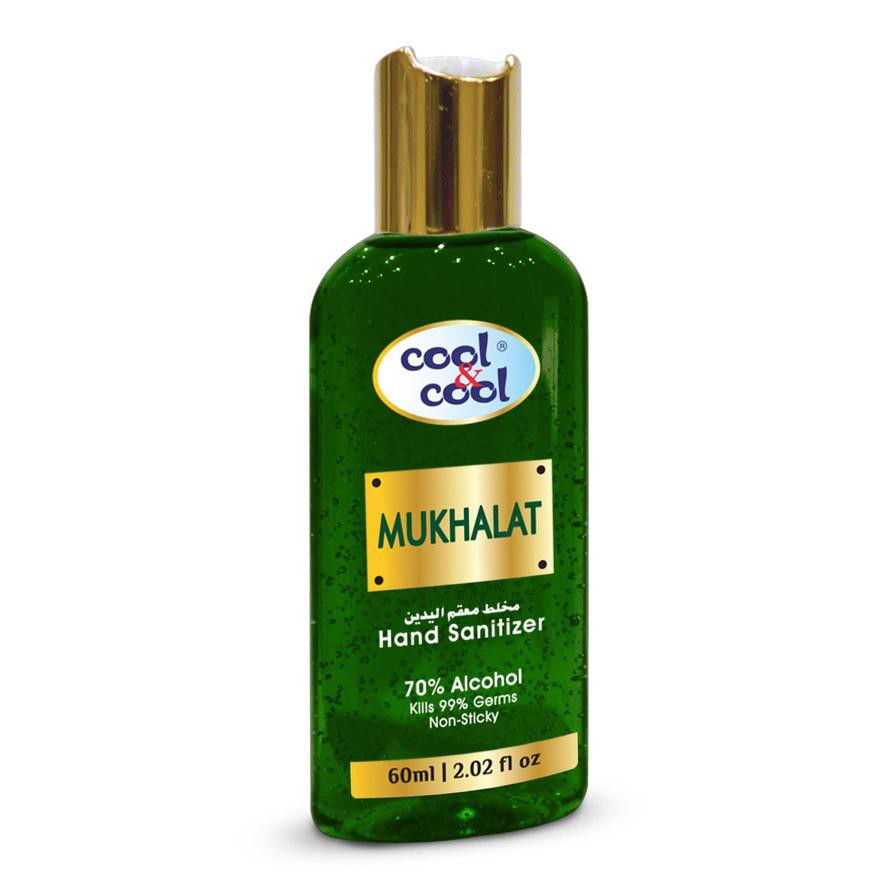 Cool & Cool Hand Sanitizer (60 ml, Mukhalat)