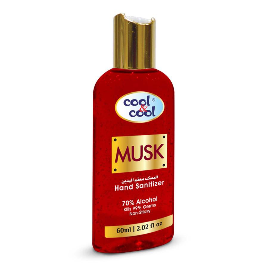 Cool & Cool Hand Sanitizer (60 ml, Musk)