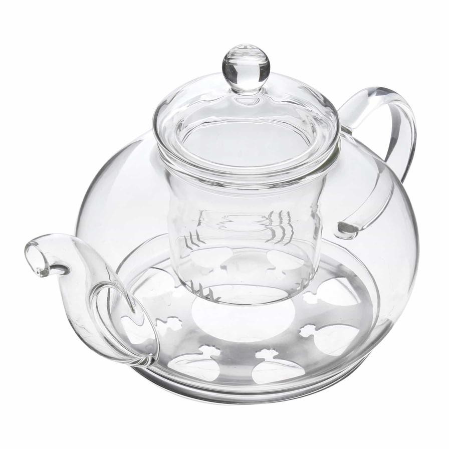 Neoflam Borosilicate Glass Coffee Pot Set W/Lid (1000 ml, 2 Pc.)