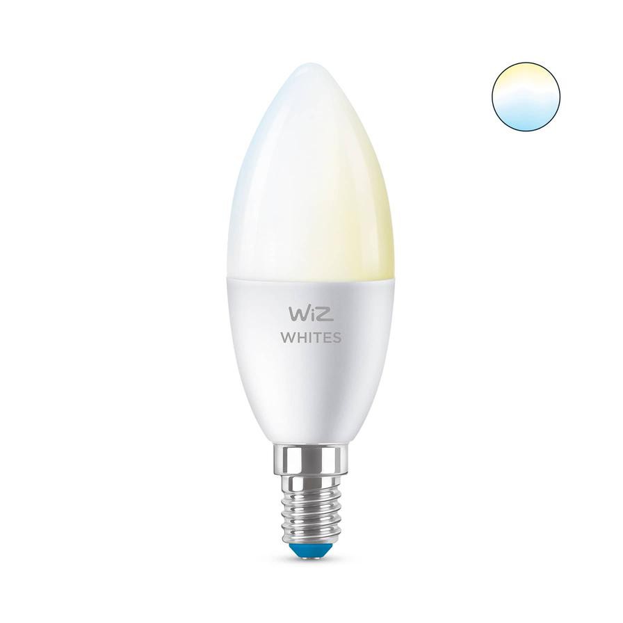 Wiz Wi-Fi C37 E14 LED Candle Bulb (White, 3 Pc. Bundle)