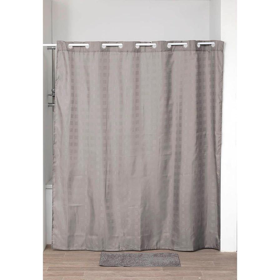 Tendance Gebor Polyester Shower Curtain W/Hooks & Rings  (180 x 200 cm)
