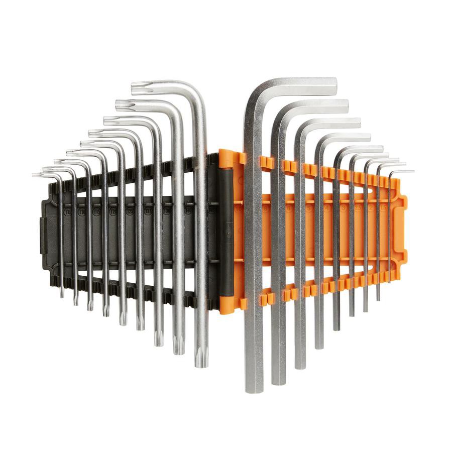 Magnusson Chrome Vanadium Steel Hex Key Set, HX17 (18 Pc.)