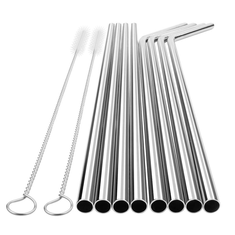 Taylor’s Eye Witness Stainless Steel Straws W/ Brush Cleaner (6 pcs)