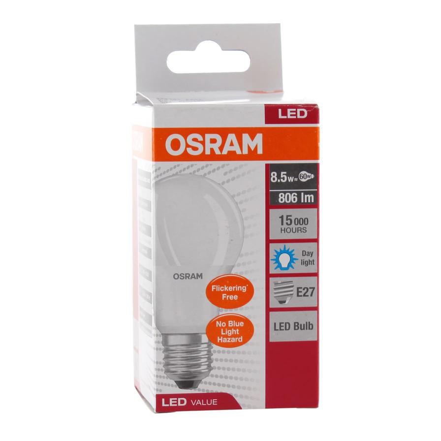 Osram Class A60 E27 LED Bulb (8.5 W, Day White)