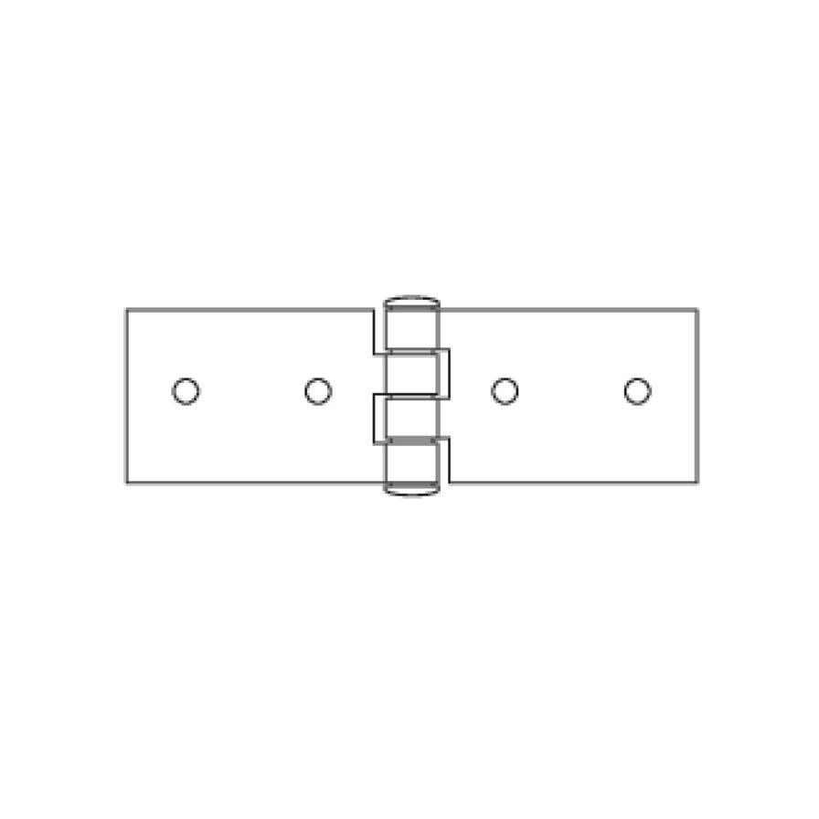 Suki Heavy Duty Steel Gate Hinge (18 x 3.5 cm)