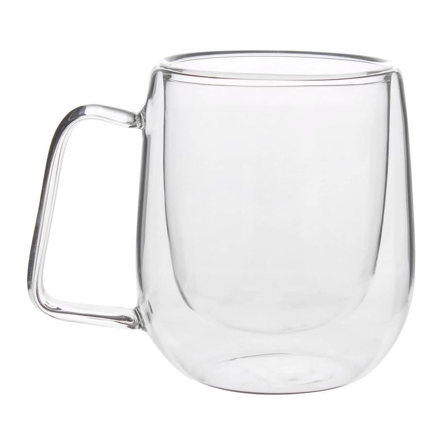 Neoflam Borosilicate Glass Double Wall Mug Set (250 ml, 2 pc.)