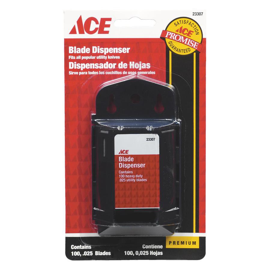 Ace Carbon Steel Utility Blade Dispenser (100 Pc.)