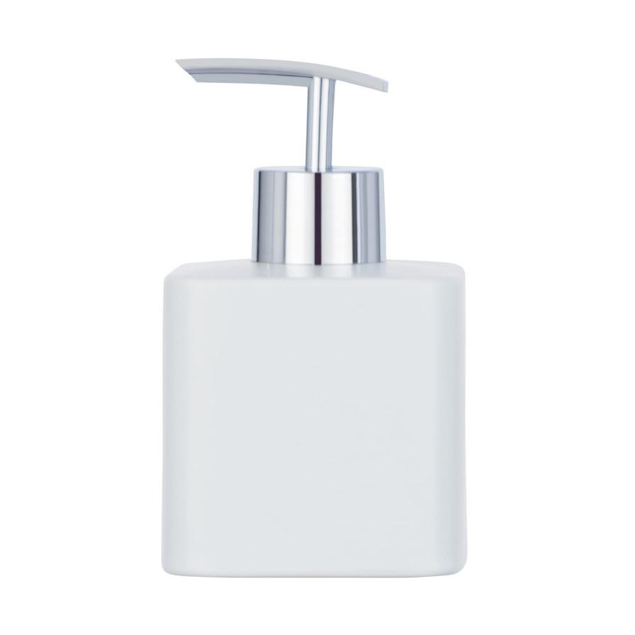 Wenko Hexa Ceramic Soap Dispenser (7.5 x 8.5 x 13 cm)