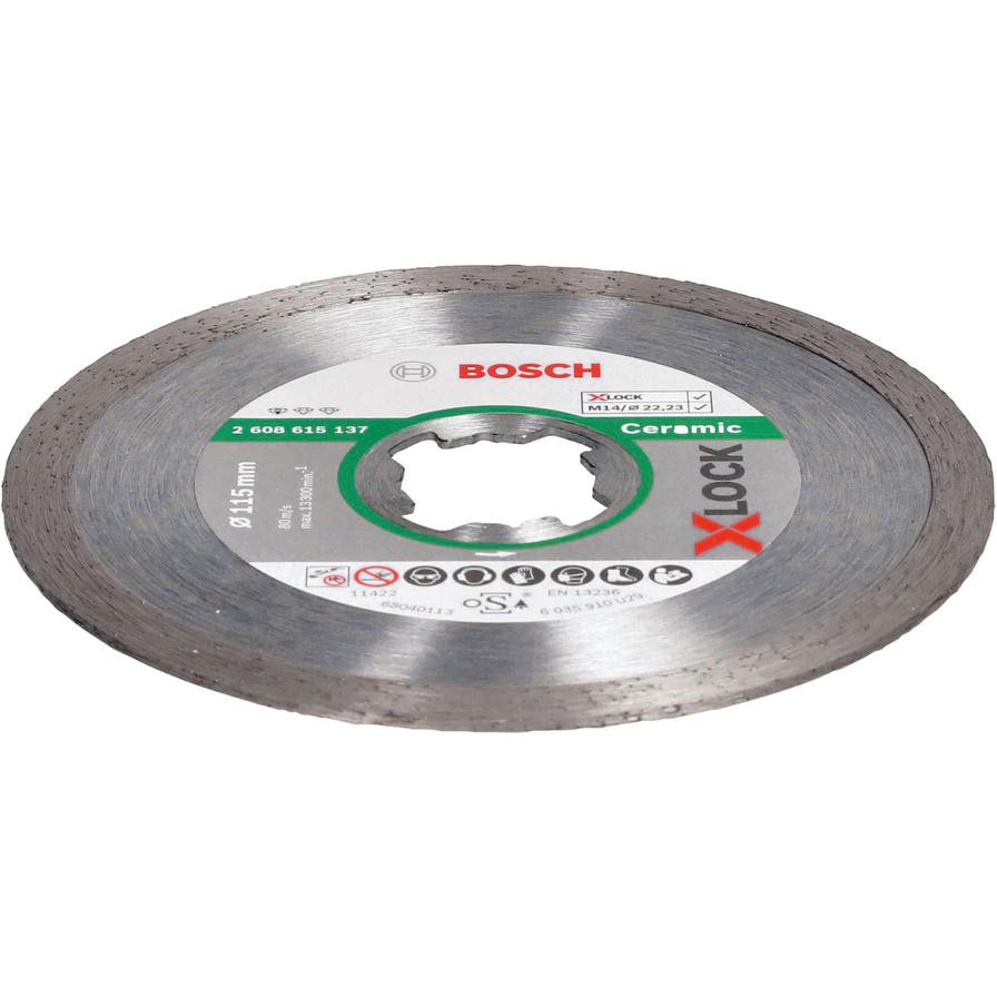 Bosch X-Lock Standard Diamond Cutting Disc for Ceramics (11.5 cm)