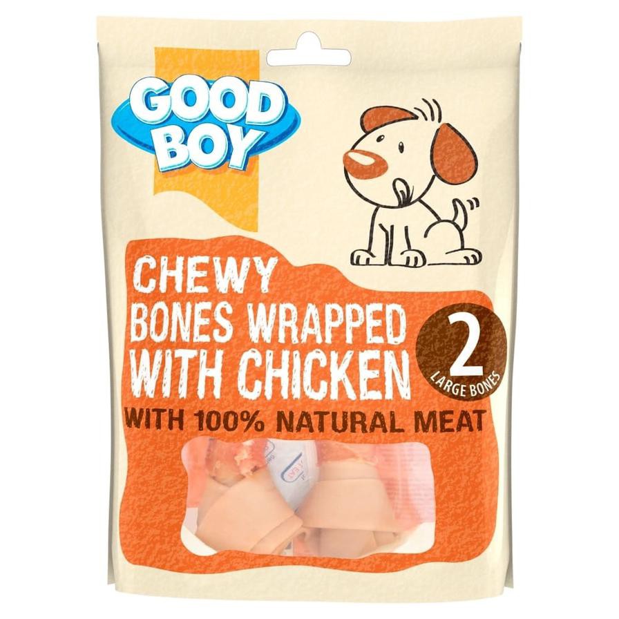 Armitage Good Boy Chewy Bones Wrapped in Chicken Dog Treat (Adult Dogs, 180 g)