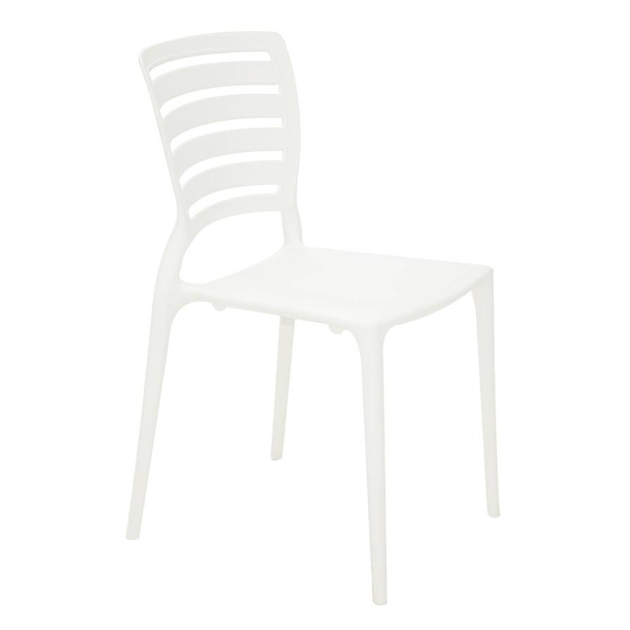 Sofia Polypropylene & Fiberglass Chair W/ Horizontal Backrest Tramontina