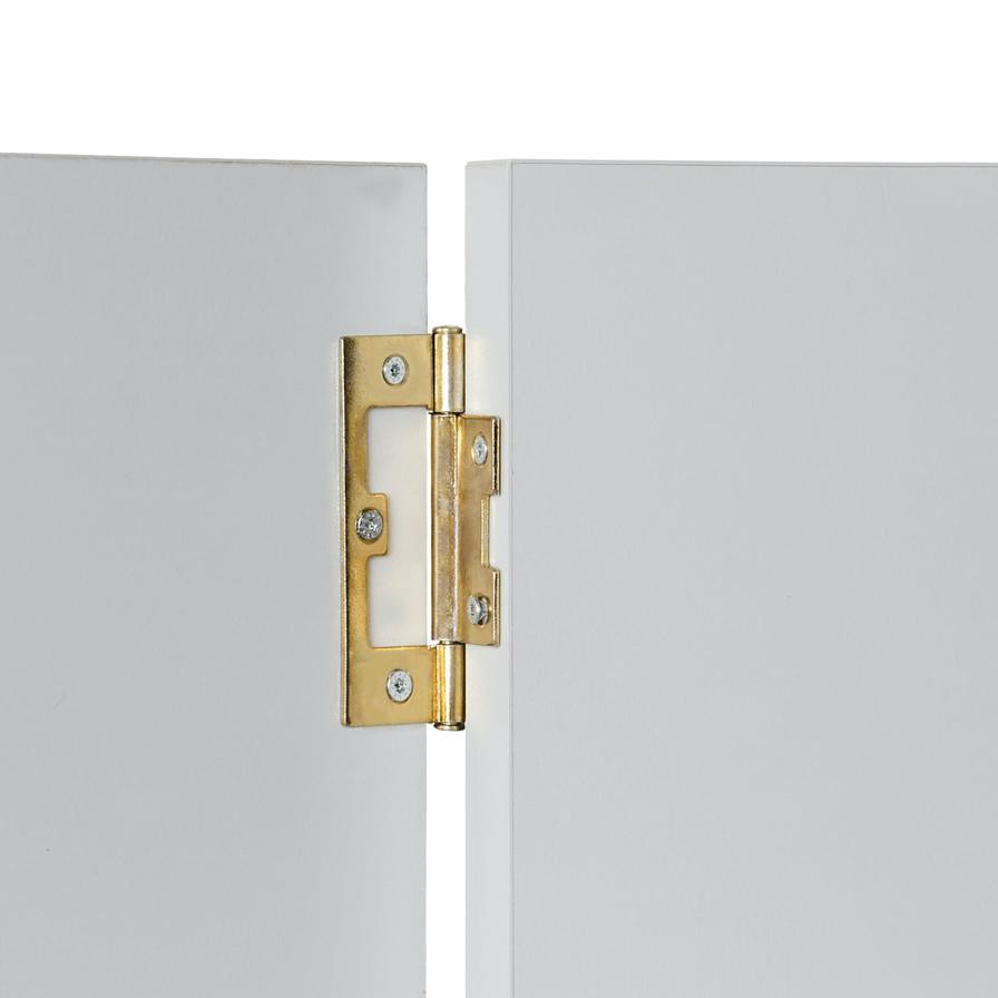 Suki Brass Plated Steel Louvre Door Hinge (7.5 cm)