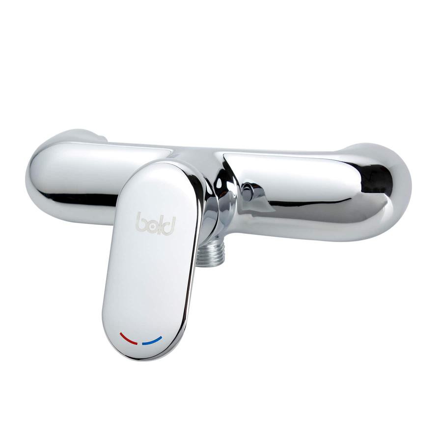 Bold Latikaz Shower Mixer (14 x 5 x 10 cm, Chrome)