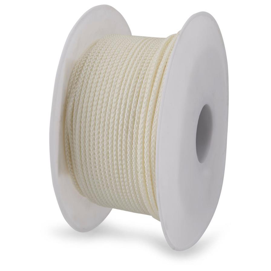 Wellington Braided Nylon Cord (0.4 cm x 60.9m, White, Sold Per Piece)