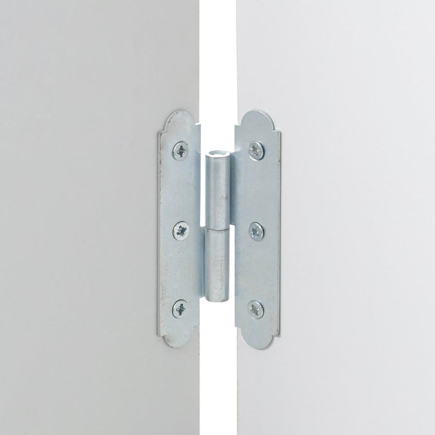 Suki Galvanized Steel Straight Right Butt Hinge Pack (8 cm, 2 Pc.)