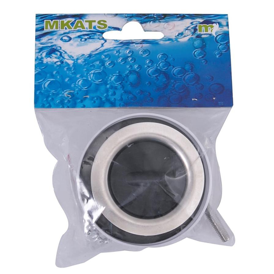 Mkats Sink Drainer (3.2 cm, Black/Silver)