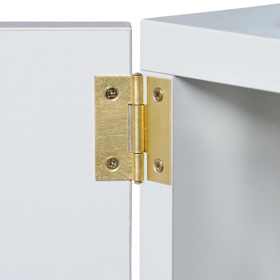 Suki Brass Slim Hinge Pack (3.4 x 6 cm, 2 Pc.)